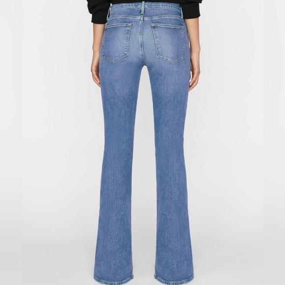 NWT FRAME Medium Cairo Wash Le High Flare Leg Jeans - Picture 5 of 5